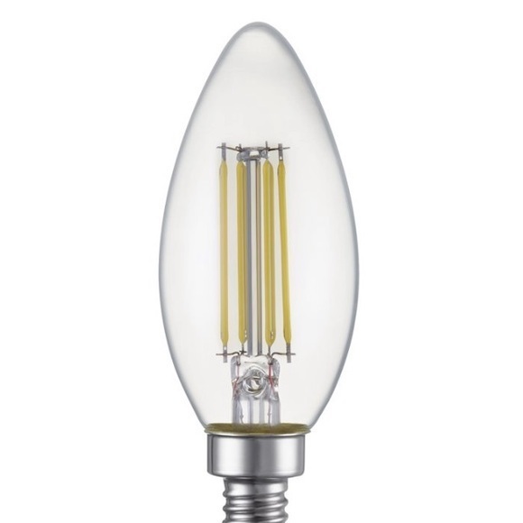 COPY - Great Value LED Light Bulb, 5.5 Watts (60W Eqv.) B10 Deco Lamp E12 Base,… - Picture 4 of 5